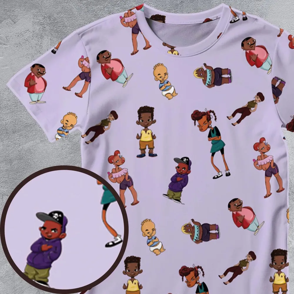 Bebe's Kids Characters All-Over Print Unisex T-Shirt - 4
