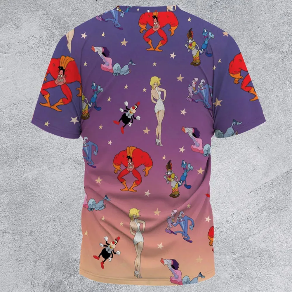 Cool World Cartoon Characters All-Over Print Unisex T-Shirt - 2