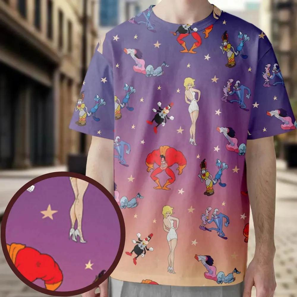 Cool World Cartoon Characters All-Over Print Unisex T-Shirt - 3