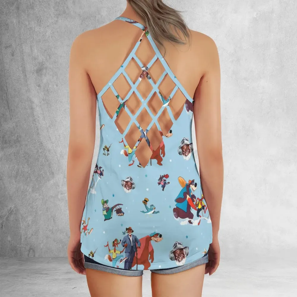 Song of The South Characters Criss Cross Tank Top - 3