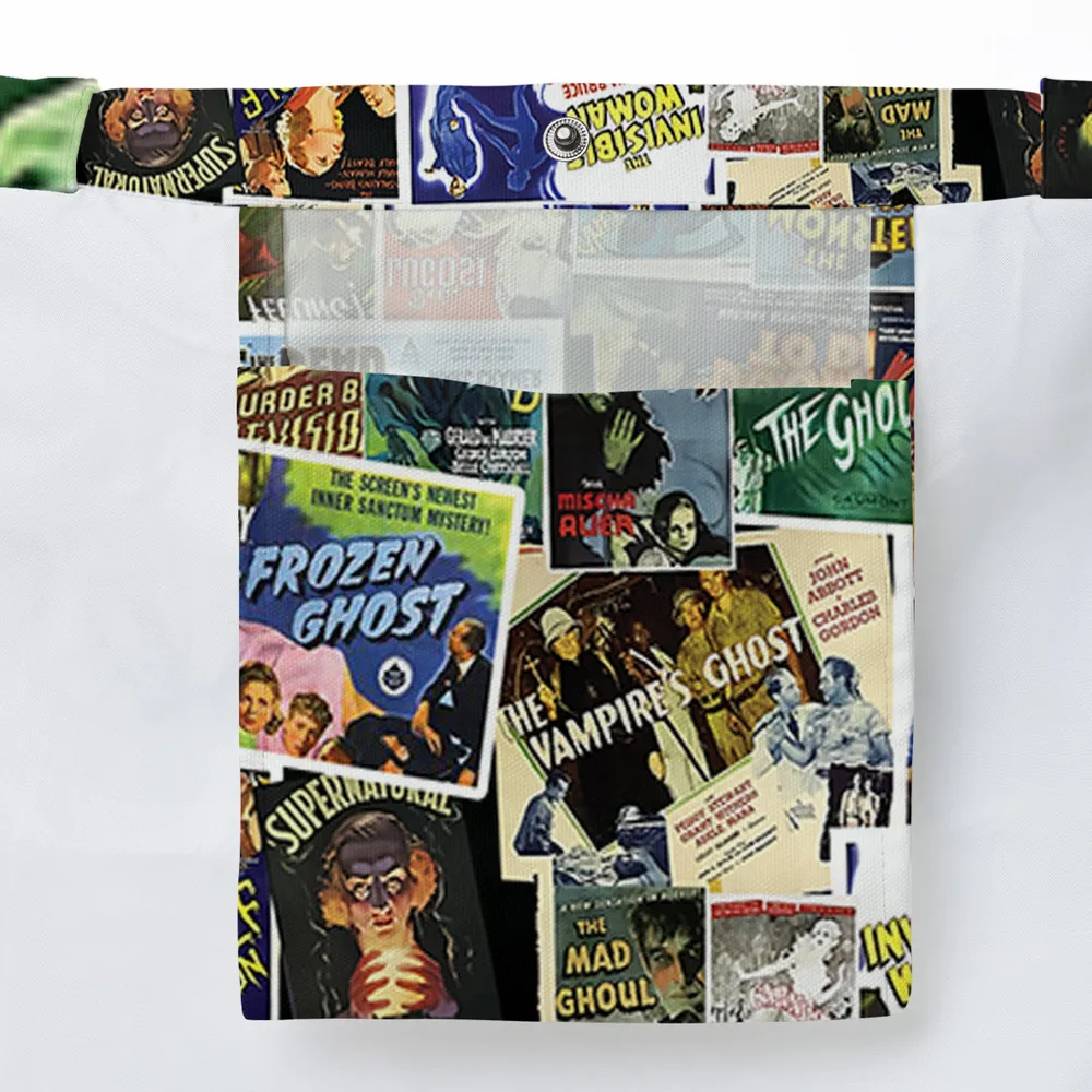 Vintage Horror Large Tote Bag - 3
