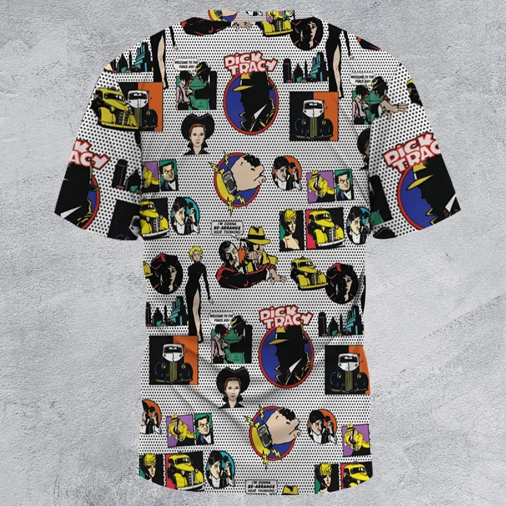 Vintage 90s Dick Tracy All-Over Print Unisex T-Shirt - 2