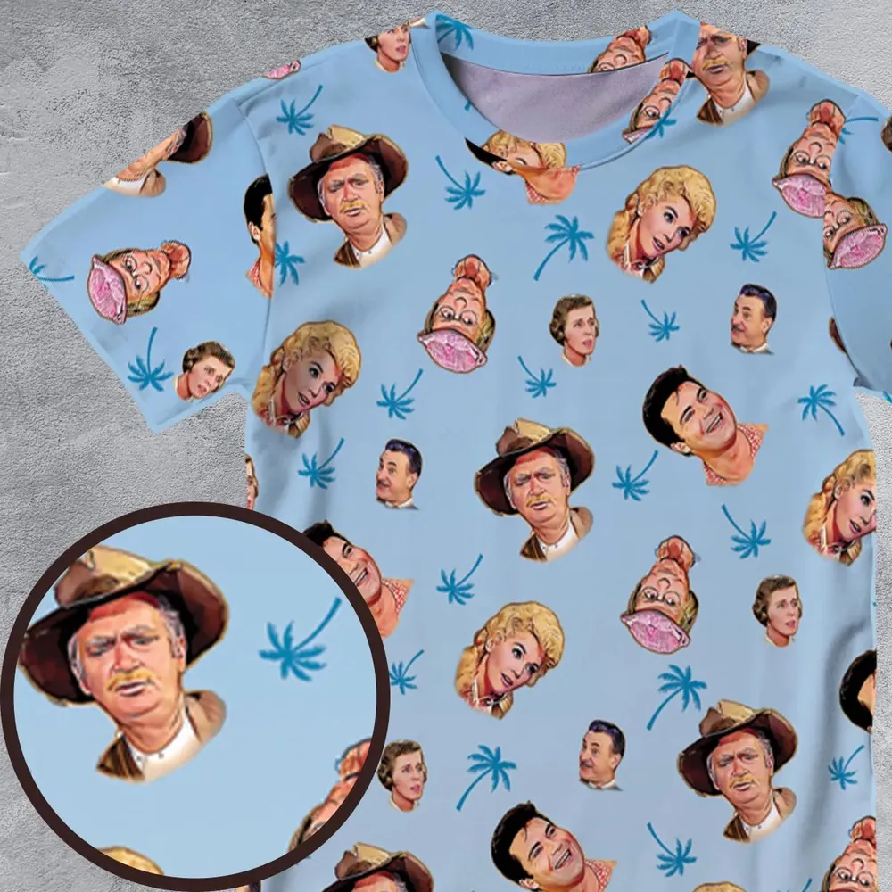 Summer Vibe The Beverly Hillbillies Characters All-Over Print Unisex T-Shirt - 4