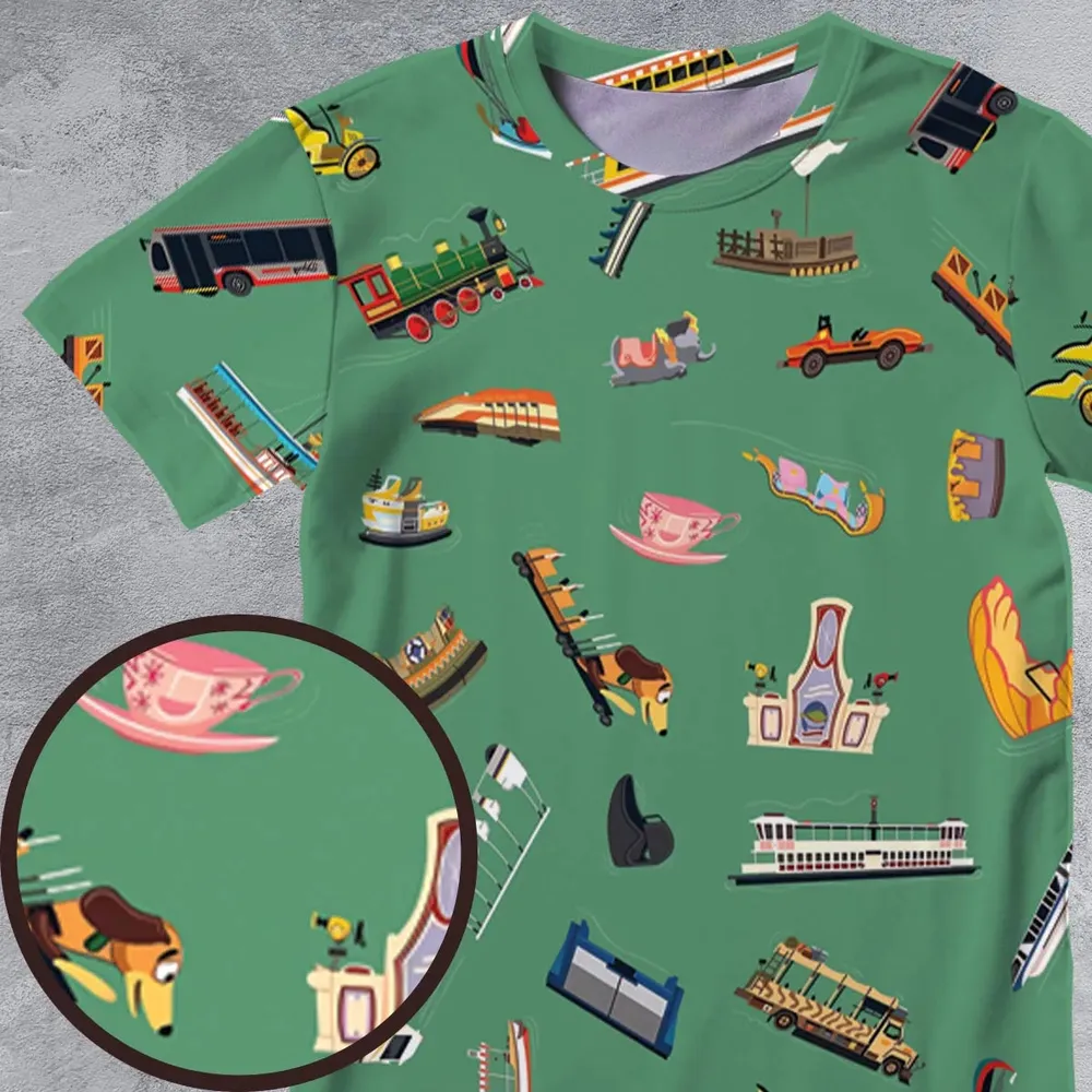 Ride The Vibe All-Over Print Unisex T-Shirt - 4