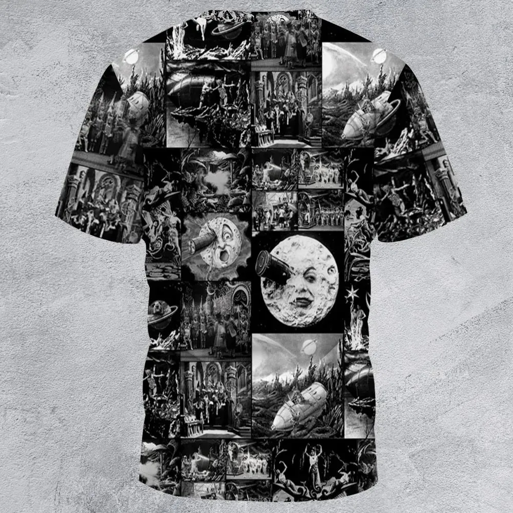 Le Voyage Dans La Lune 1902 All-Over Print Unisex T-Shirt - 2