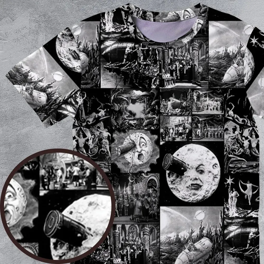 Le Voyage Dans La Lune 1902 All-Over Print Unisex T-Shirt - 4