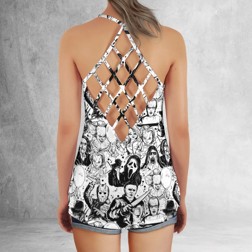 Criss Cross Tank Top - F4YQY155 -  - 3