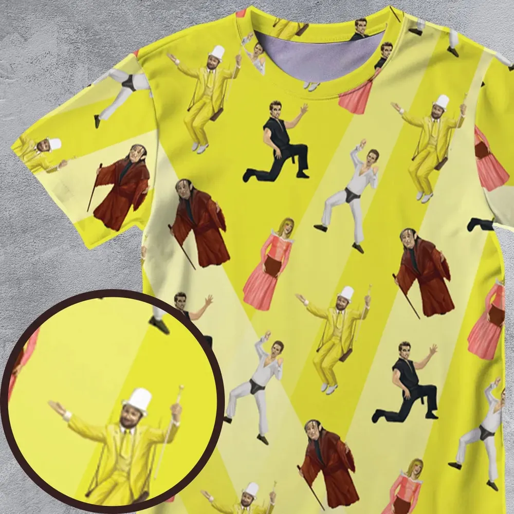 The Nightman Cometh All-Over Print Unisex T-Shirt - 4