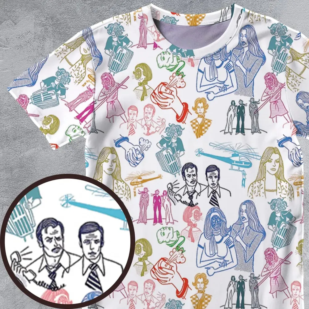 She Has The Strength To Do Anything The Bionic Woman All-Over Print Unisex T-Shirt - 4
