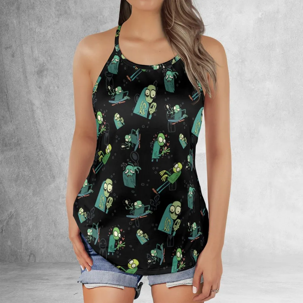 Criss Cross Tank Top - UEBYA83T -  - 2