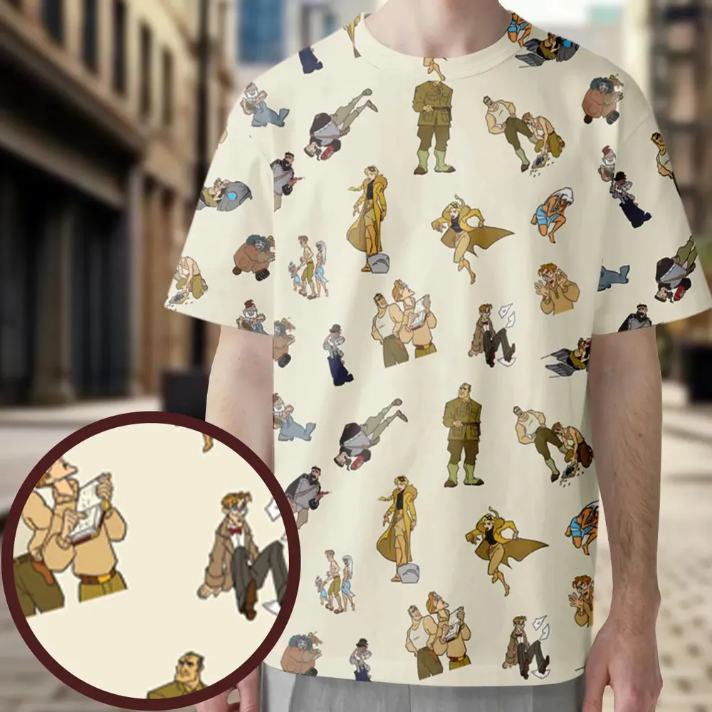 Adventure In Atlantis The Lost Empire All-Over Print Unisex T-Shirt - 3