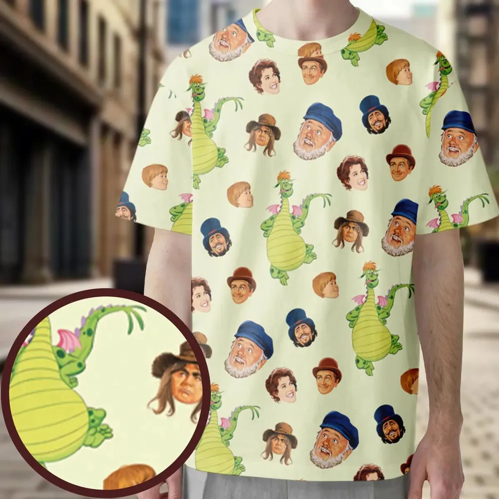 Pete's Dragon Characters All-Over Print Unisex T-Shirt - 3