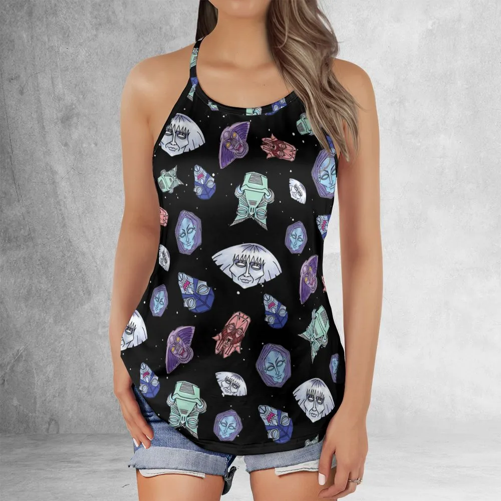 Criss Cross Tank Top - BZ14BDRQ -  - 2