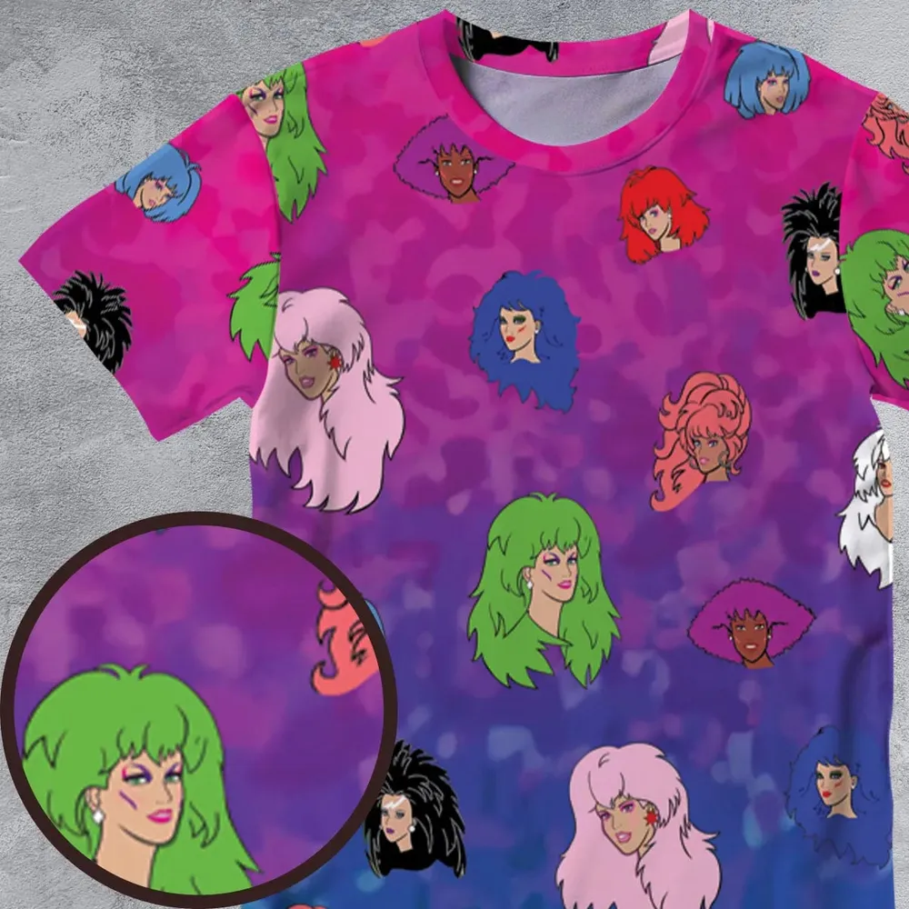 Misfits and Hologram  Jem and the Holograms All-Over Print Unisex T-Shirt - 4