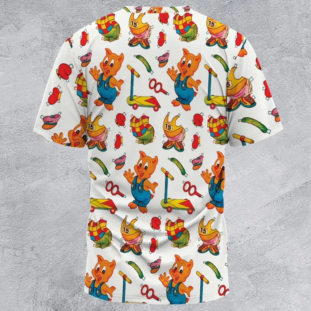 Hamton Outfit Looney Tunes All-Over Print Unisex T-Shirt - 2
