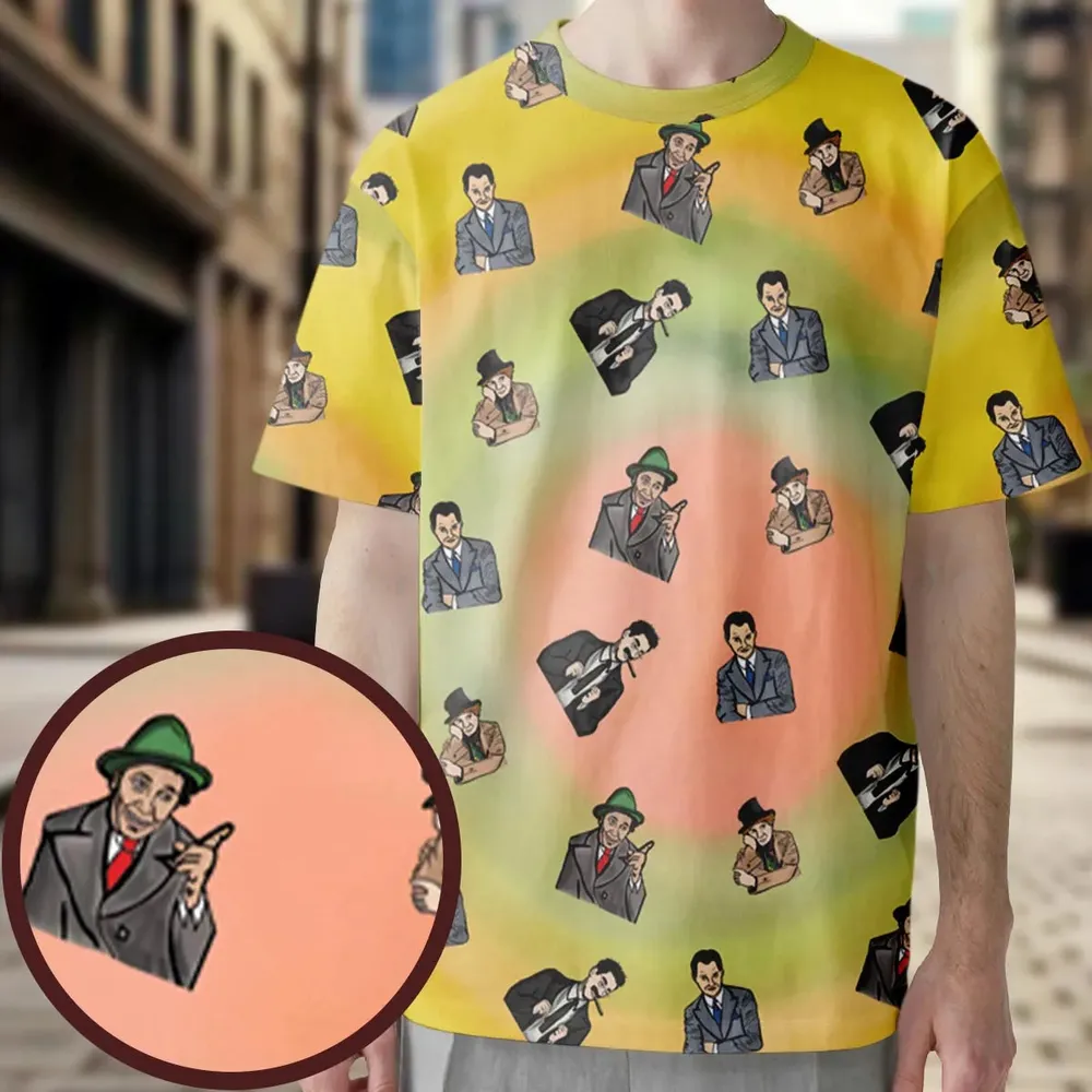 The Four Marx Brothers All-Over Print Unisex T-Shirt - 3