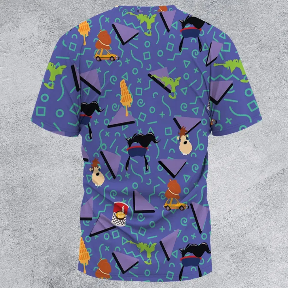 90's Styled Goofy Movie All-Over Print Unisex T-Shirt - 2
