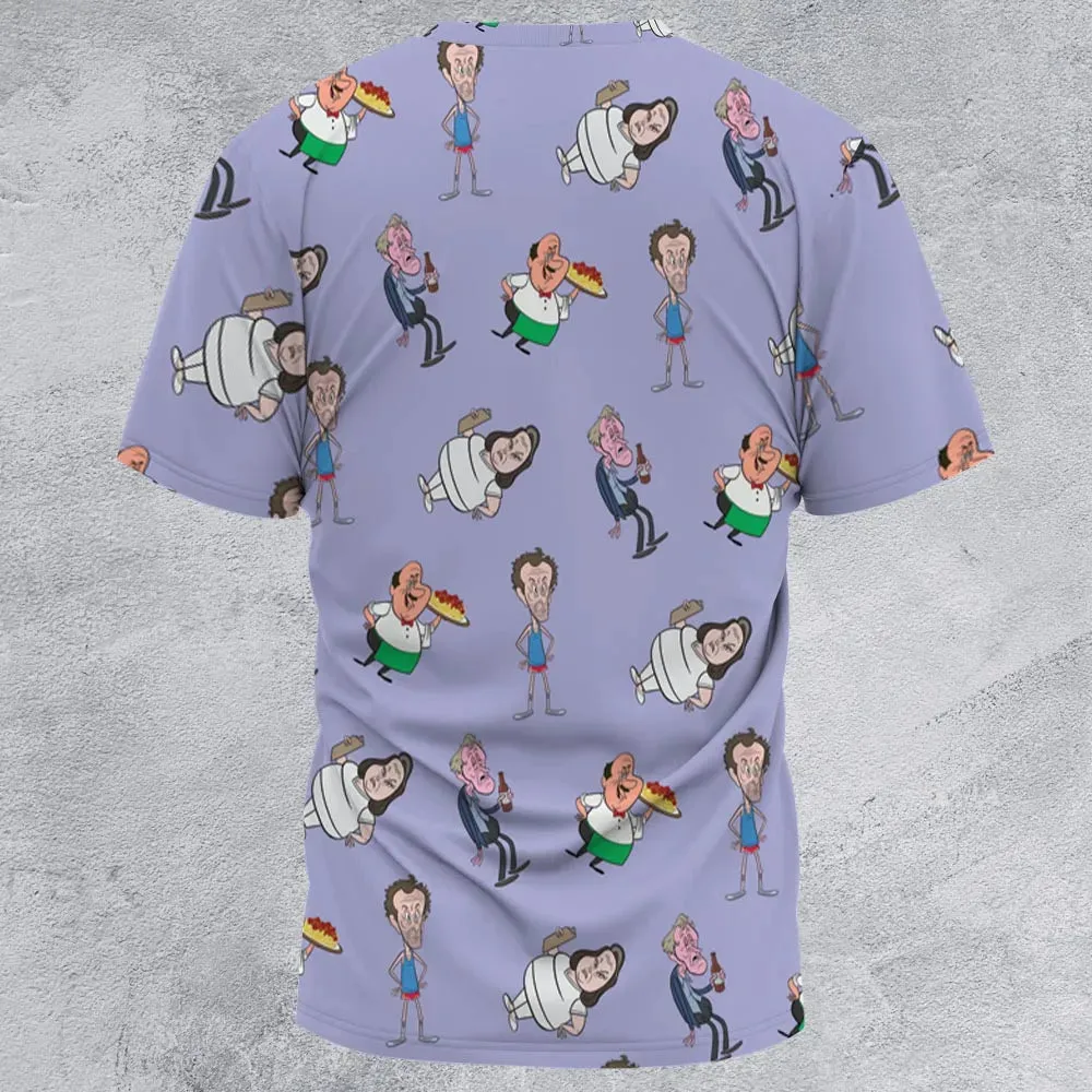 The Ricky Gervais Show All-Over Print Unisex T-Shirt - 2