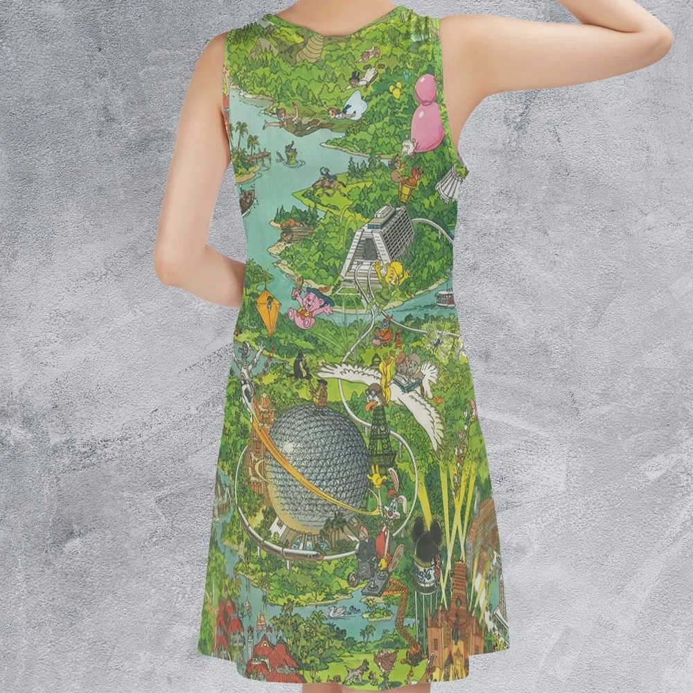 Sleeveless Dress -  - 2
