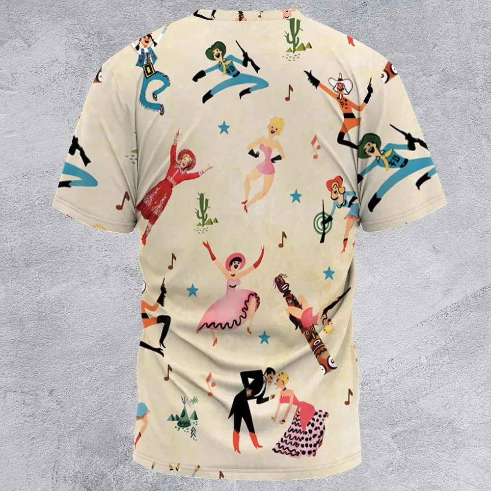 Annie Get Your Gun Characters All-Over Print Unisex T-Shirt - 2