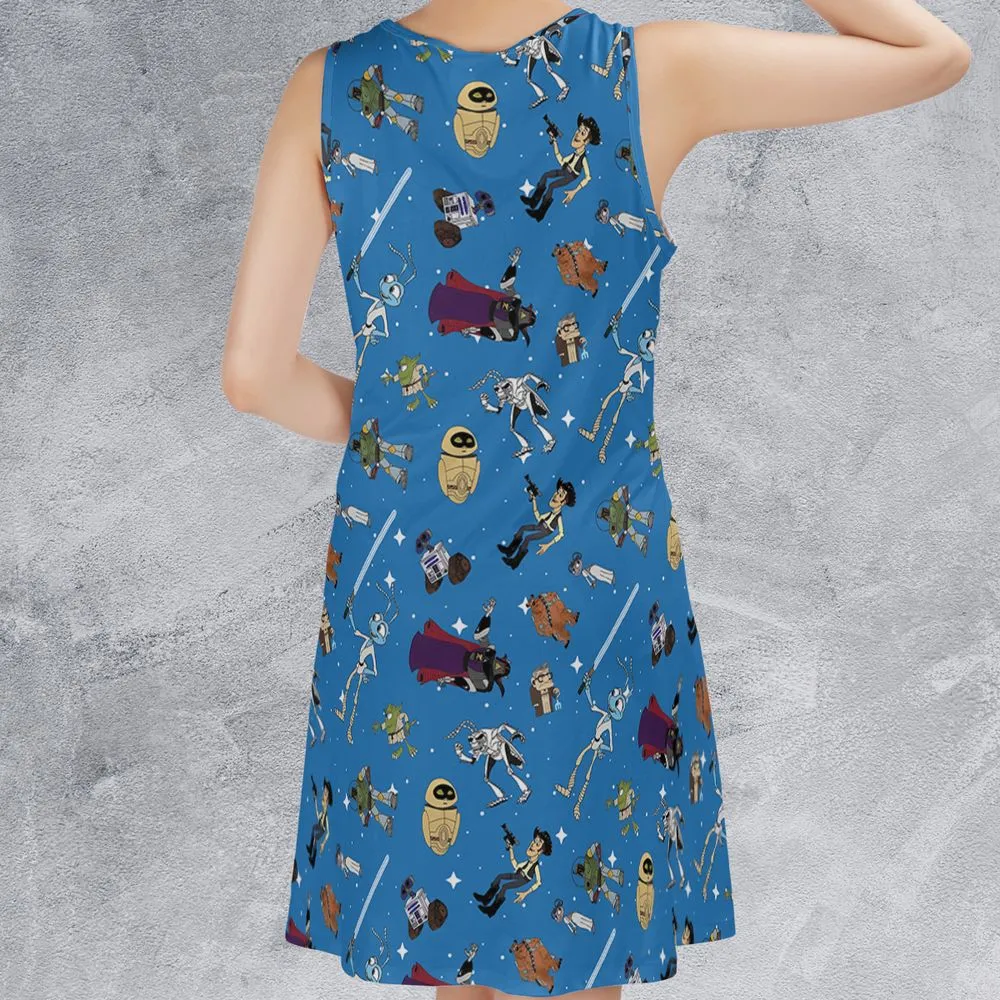 Sleeveless Dress - 3S3XB1QM -  - 2