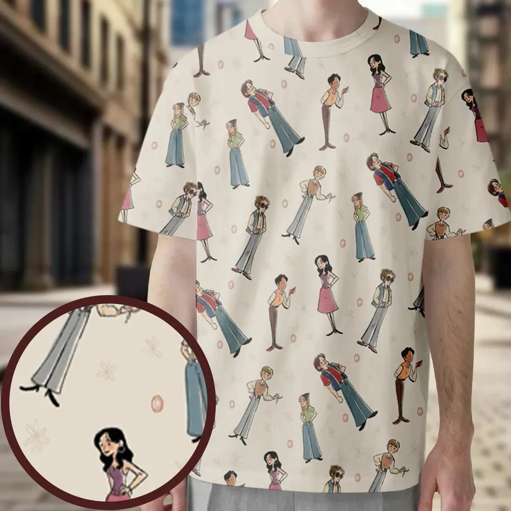 Seventies Vibes That '70s Show All-Over Print Unisex T-Shirt - 3