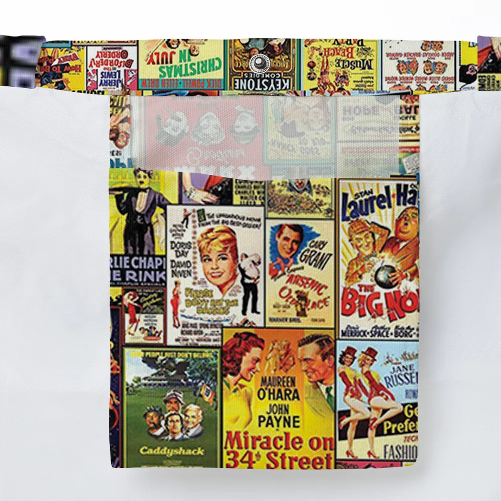 Vintage Comedy Film Posters Large Tote Bag - 3