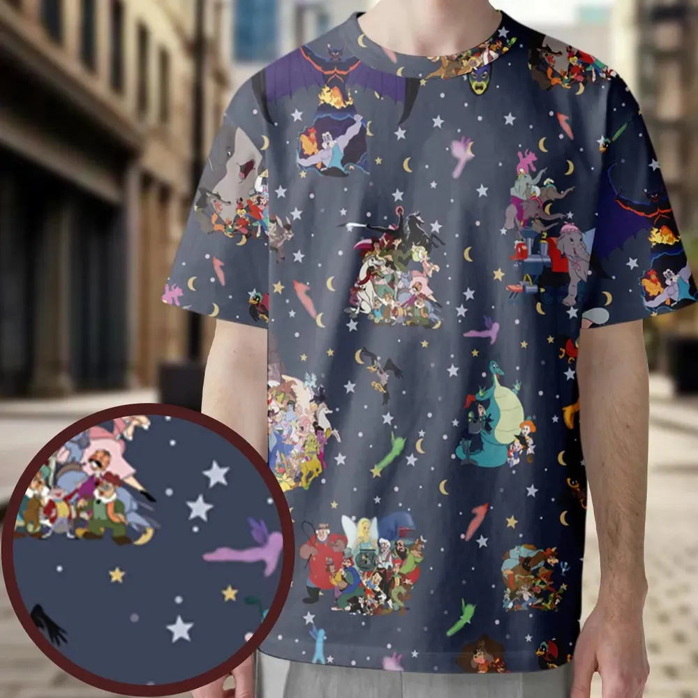 Classic Cartoon 1937-1949 All-Over Print Unisex T-Shirt - 3