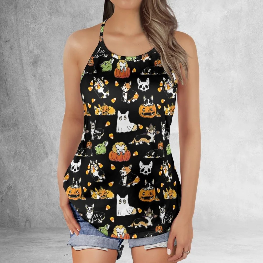 Criss Cross Tank Top - 7MVS17EX -  - 2