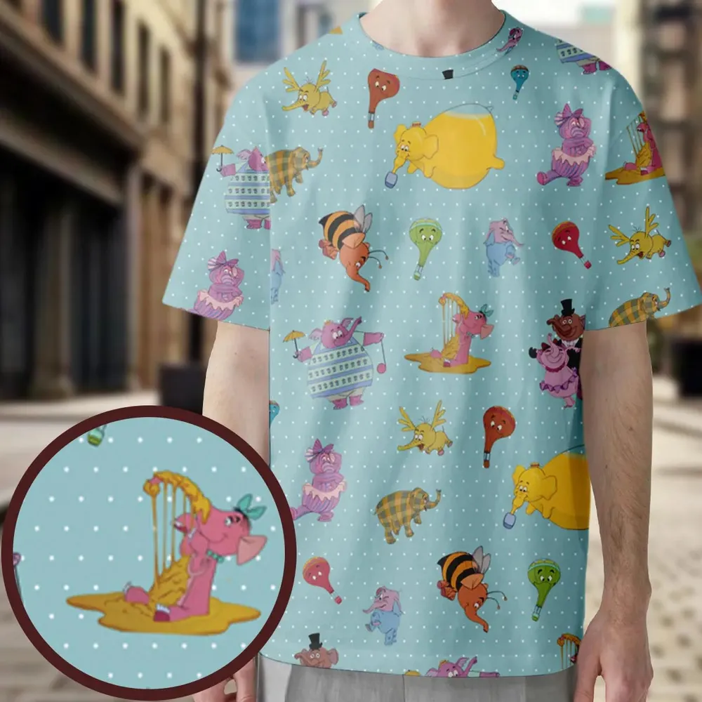 Heffalumps and Woozles Winnie the Pooh All-Over Print Unisex T-Shirt - 3