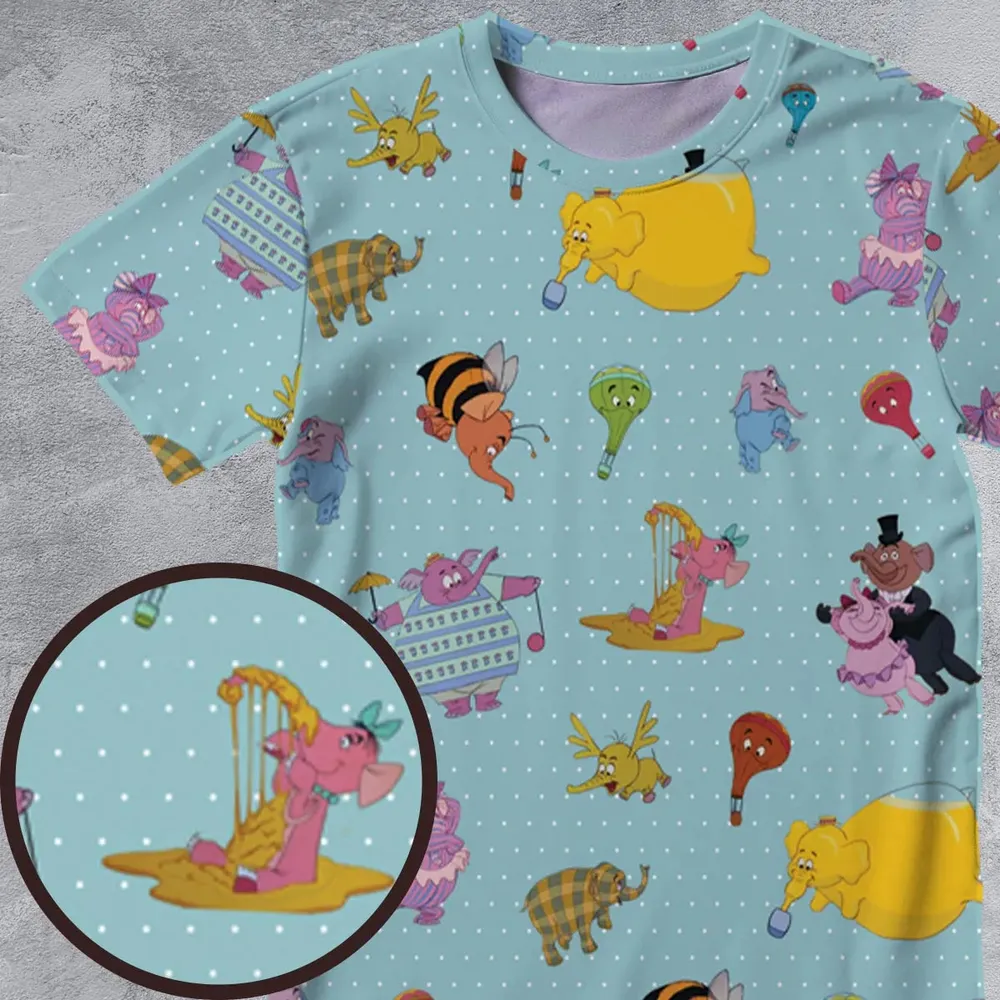 Heffalumps and Woozles Winnie the Pooh All-Over Print Unisex T-Shirt - 4