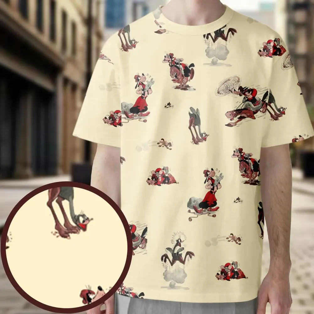 El Gaucho Goofy All-Over Print Unisex T-Shirt - 3