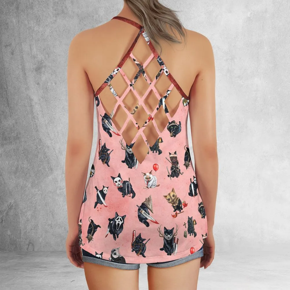 Criss Cross Tank Top - QB3M9BP5 -  - 3