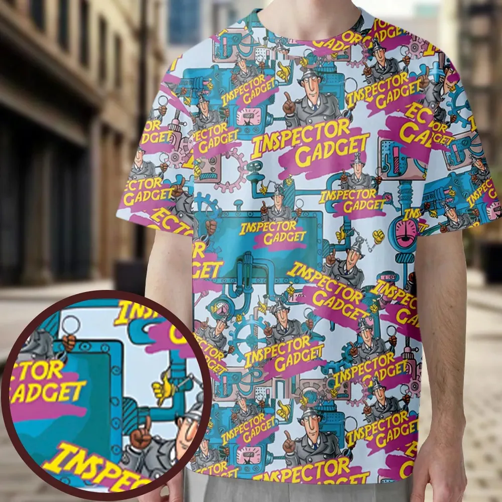 Inspector Mode Inspector Gadget All-Over Print Unisex T-Shirt - 3