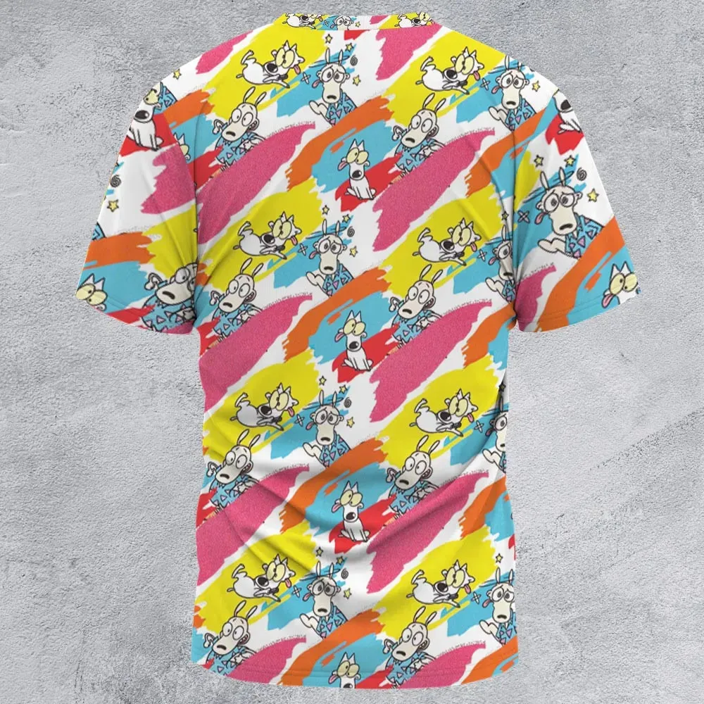Rocko's Paint Brush All-Over Print Unisex T-Shirt - 2