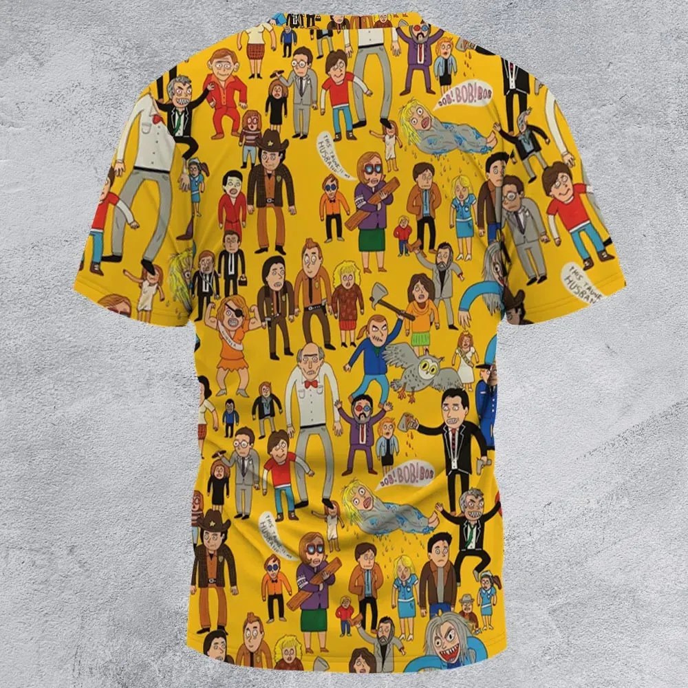 Lynch Vibes Twin Peaks All-Over Print Unisex T-Shirt - 2