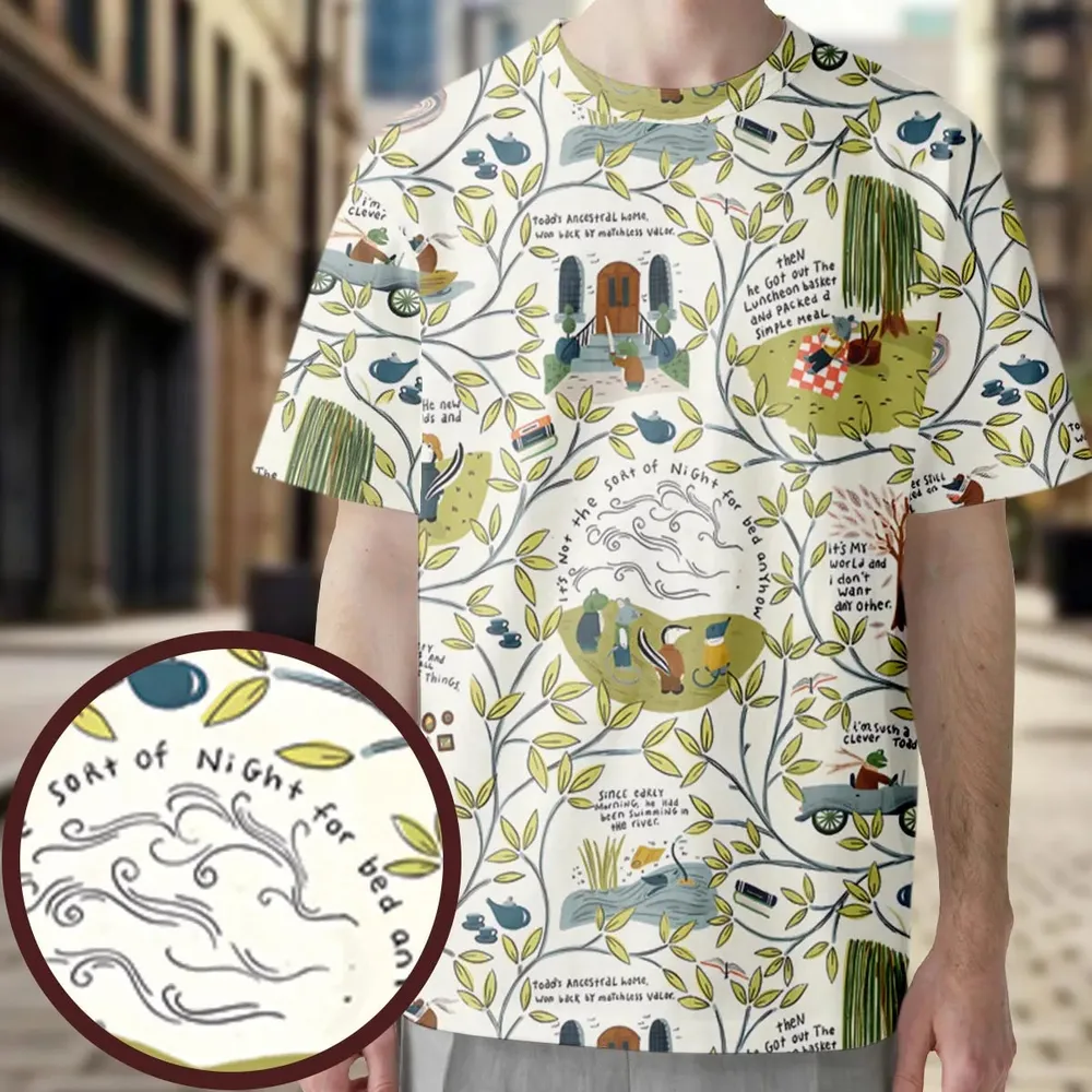 Mr Toad And Friends The Wind in the Willows All-Over Print Unisex T-Shirt - 3