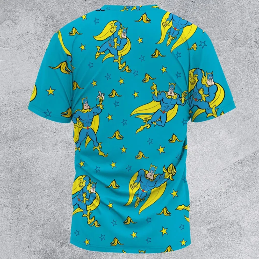 Banana and Bananaman All-Over Print Unisex T-Shirt - 2