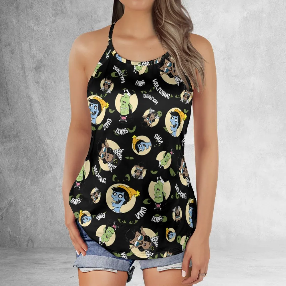 Criss Cross Tank Top - AKHLBTAZ -  - 2