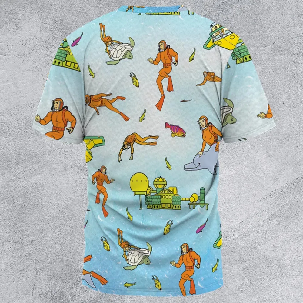 Underwater Sealab 2020 All-Over Print Unisex T-Shirt - 2
