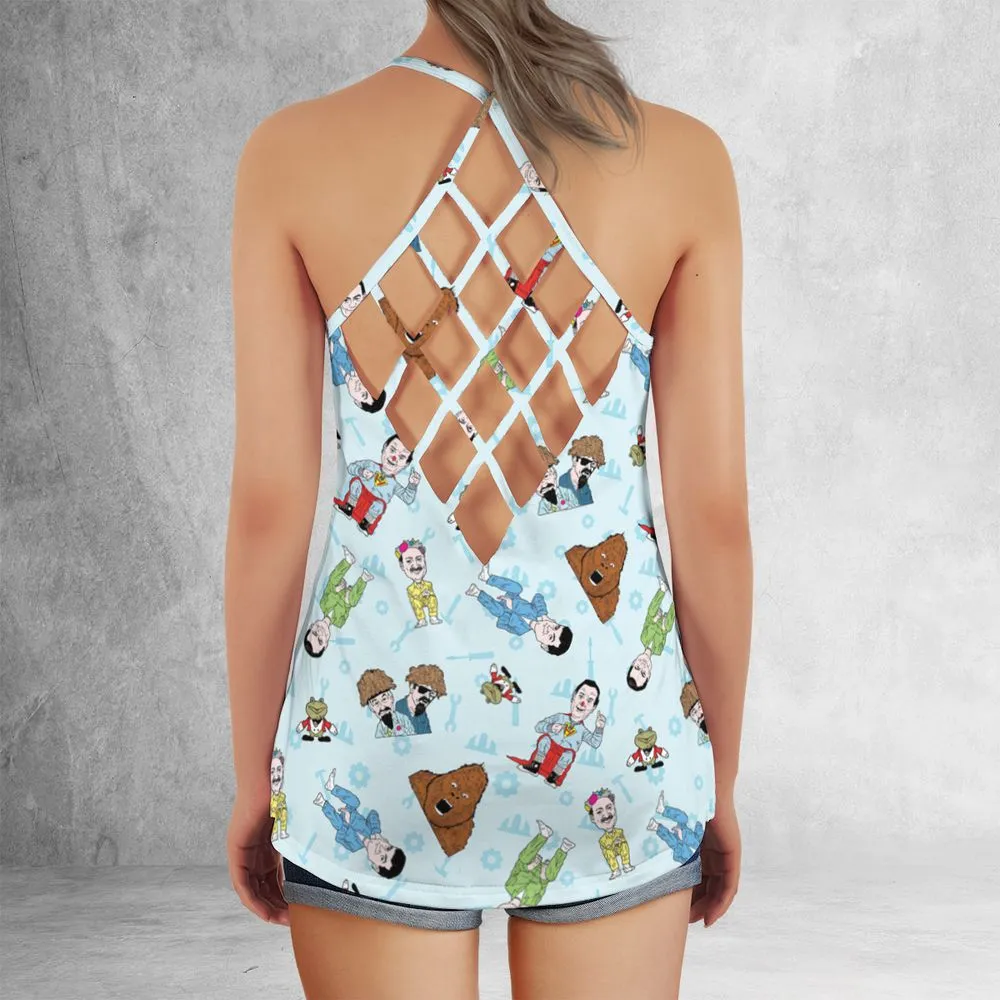 Criss Cross Tank Top - NLUFSATP -  - 3