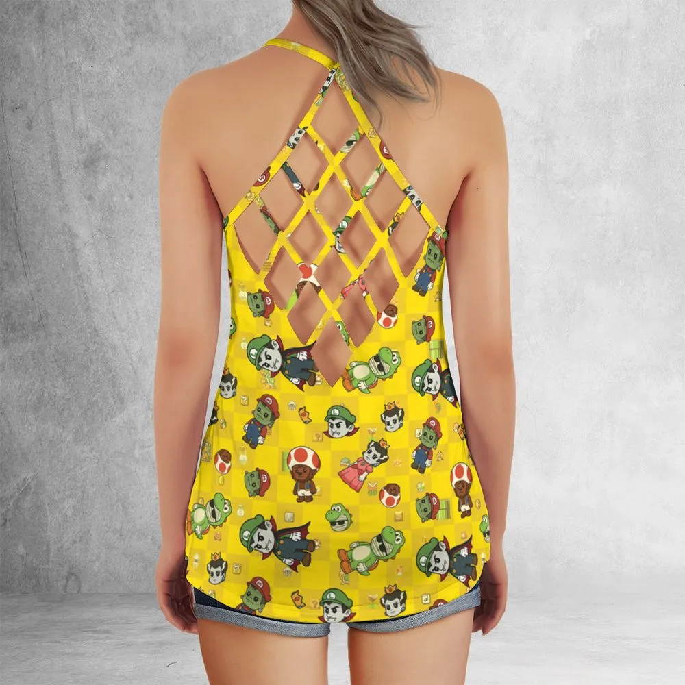Criss Cross Tank Top - CW6SLG3H -  - 3