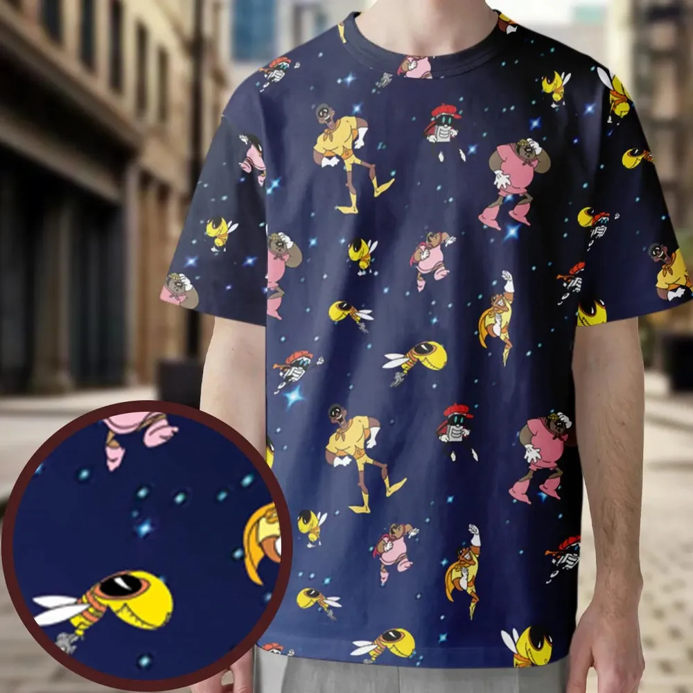 Brown Hornet characters All-Over Print Unisex T-Shirt - 3