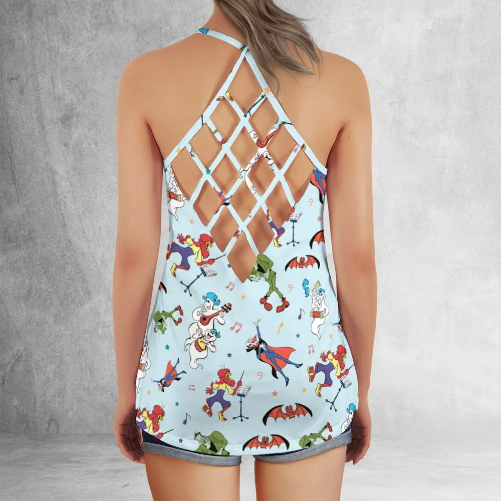 Criss Cross Tank Top - R22EDN8C -  - 3
