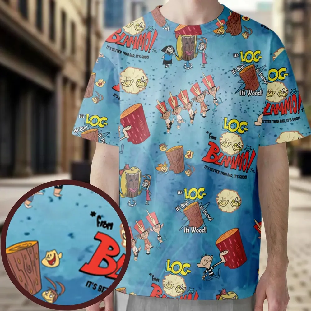 It's Log It's Big It's Heavy All-Over Print Unisex T-Shirt - 3