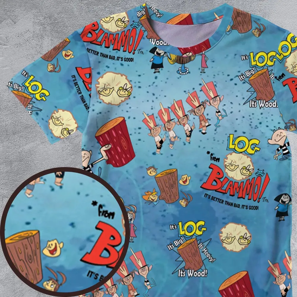 It's Log It's Big It's Heavy All-Over Print Unisex T-Shirt - 4
