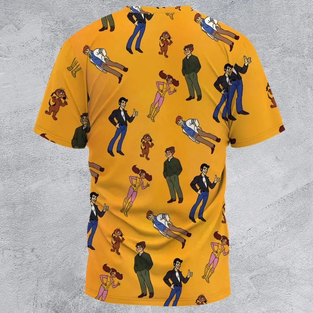 The Fonz and the Happy Days Gang All-Over Print Unisex T-Shirt - 2