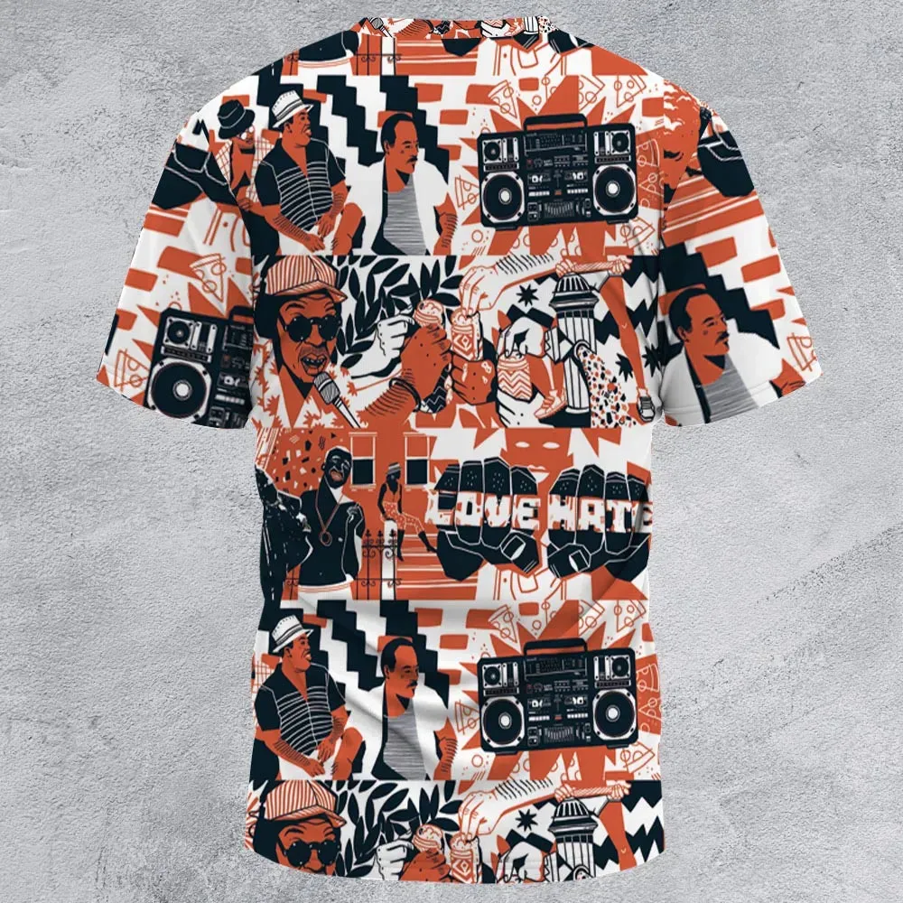 Love and Hate Do The Right Thing All-Over Print Unisex T-Shirt - 2