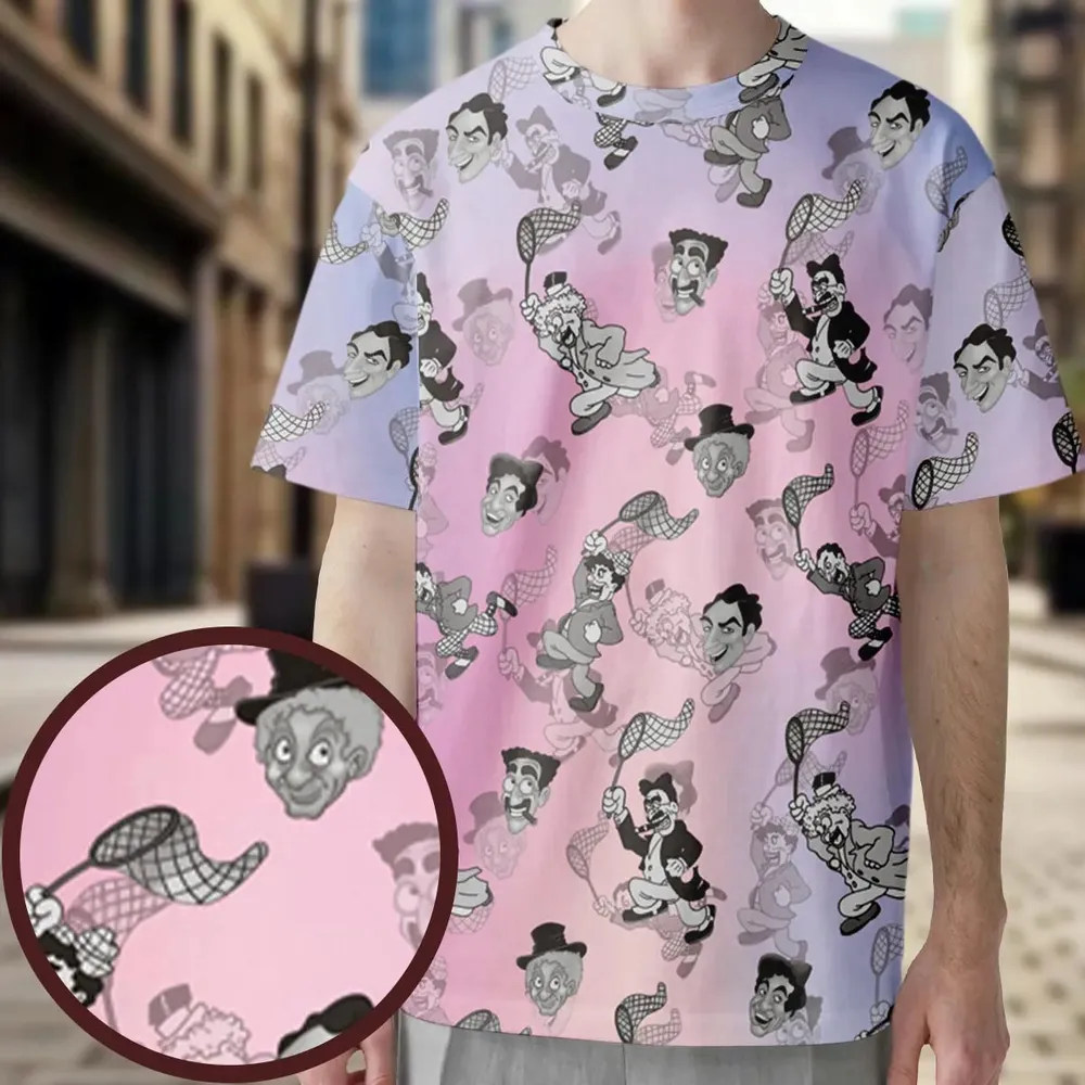 The Animated Marx Brothers Characters All-Over Print Unisex T-Shirt - 3