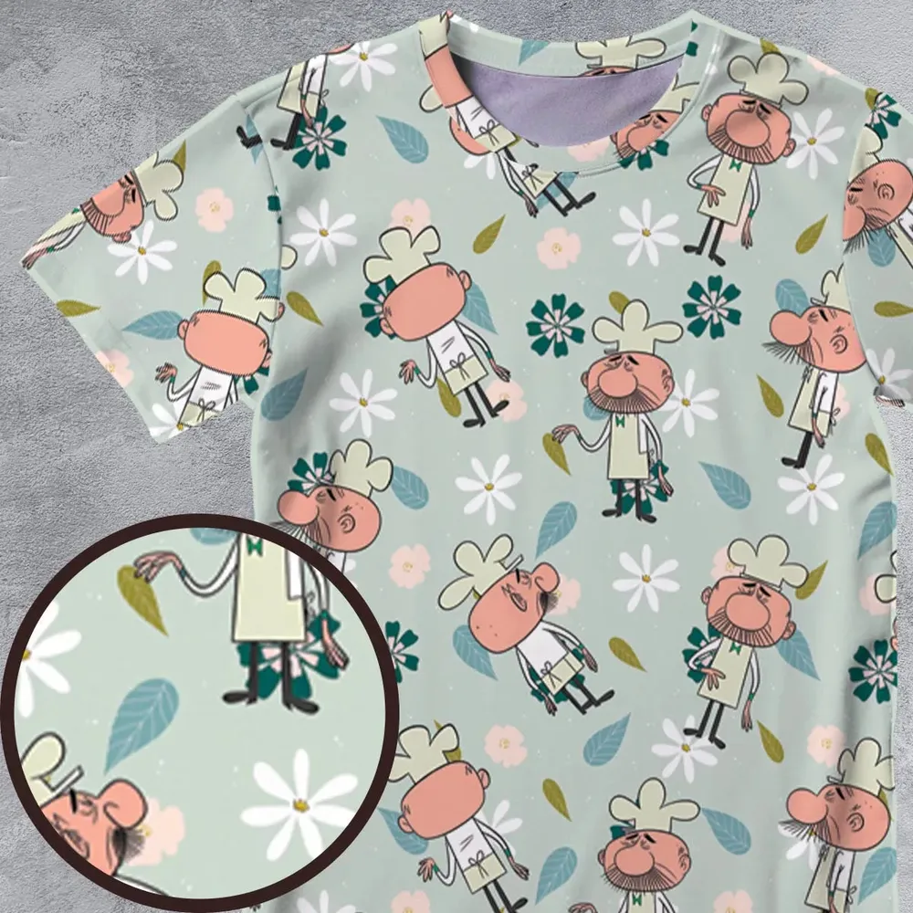 Old Bill Peabody's Improbable History All-Over Print Unisex T-Shirt - 4
